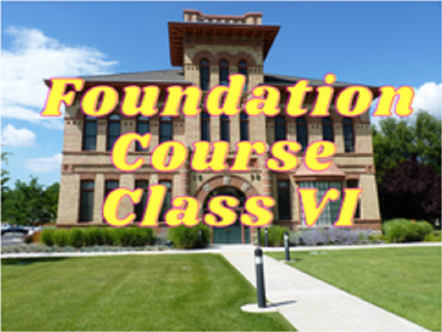 Foundation Course - Class VI
